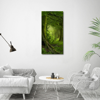 Verticale foto op canvas Tropische jungle