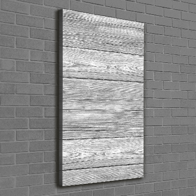 Verticale foto op canvas Houten achtergrond
