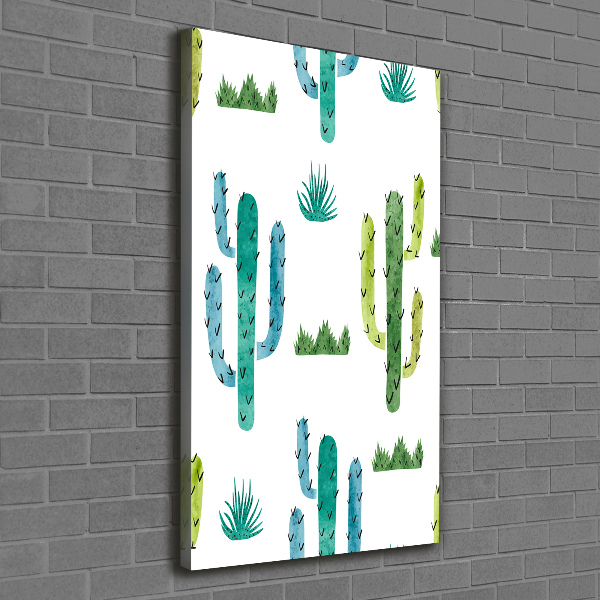 Verticale foto op canvas Cactussen