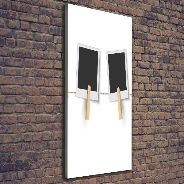 Verticaal canvasschilderij Fotolijsten