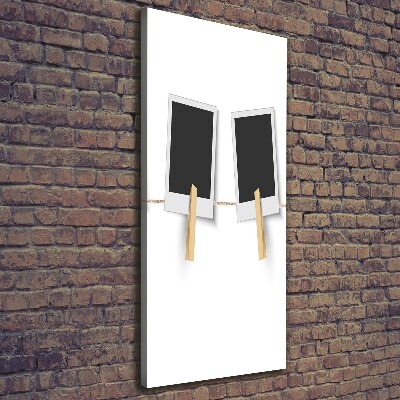 Verticaal canvasschilderij Fotolijsten