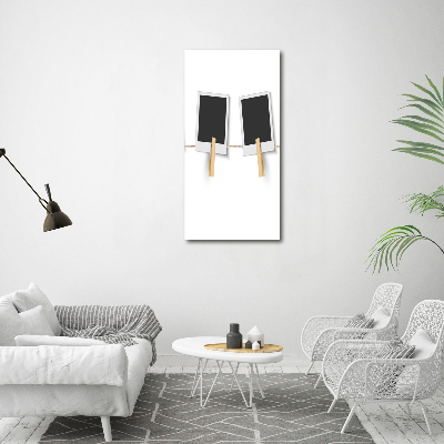 Verticaal canvasschilderij Fotolijsten