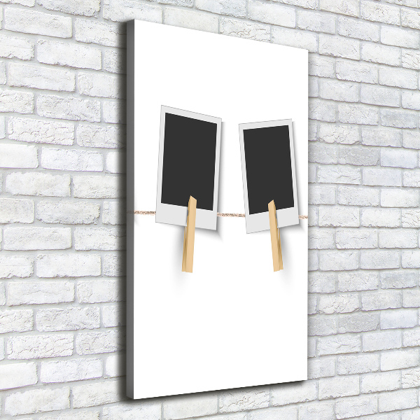 Verticaal canvasschilderij Fotolijsten
