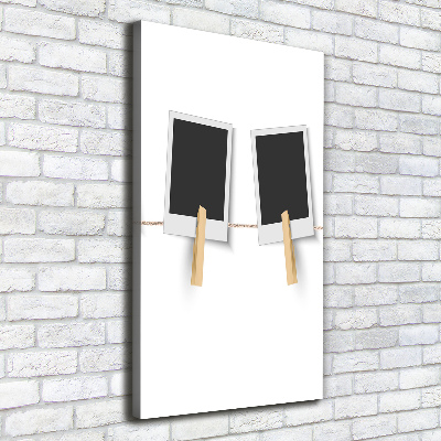 Verticaal canvasschilderij Fotolijsten