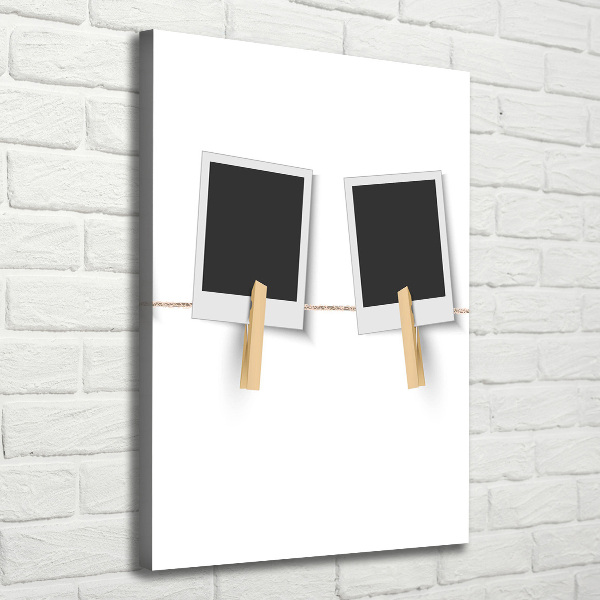 Verticaal canvasschilderij Fotolijsten