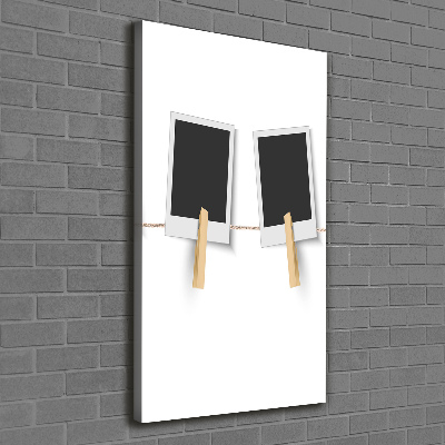 Verticaal canvasschilderij Fotolijsten