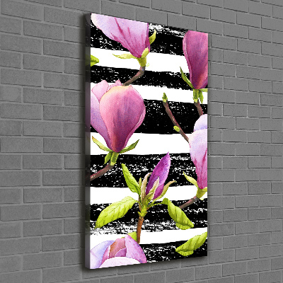 Verticale canvasfoto Magnolia