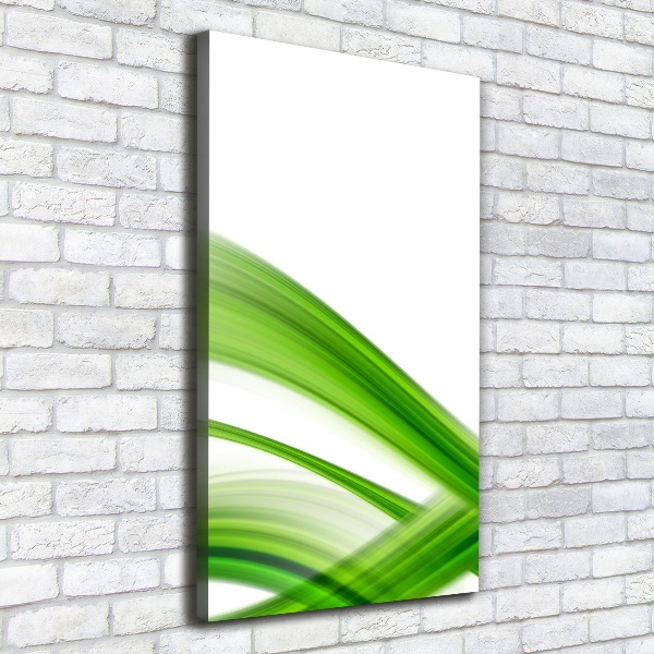 Verticaal schilderij op canvas Abstracte golf