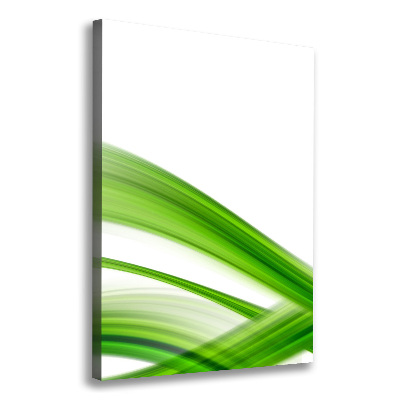 Verticaal schilderij op canvas Abstracte golf
