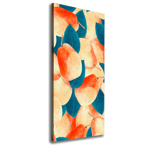 Verticale foto op canvas Peren