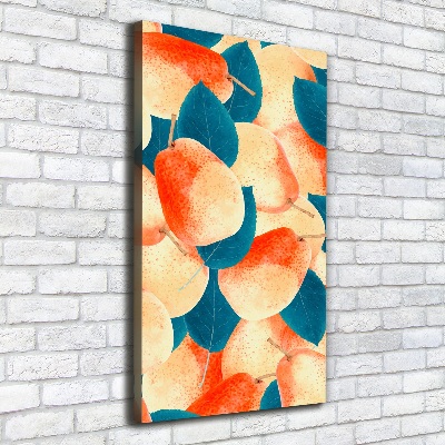 Verticale foto op canvas Peren