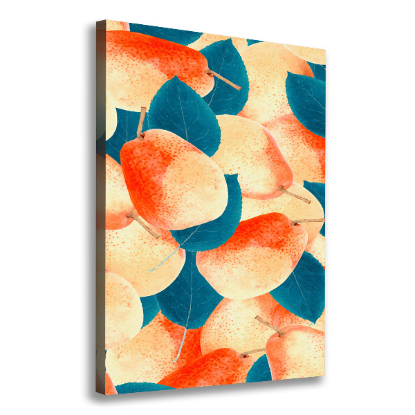 Verticale foto op canvas Peren