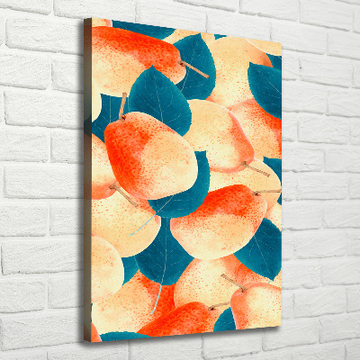 Verticale foto op canvas Peren