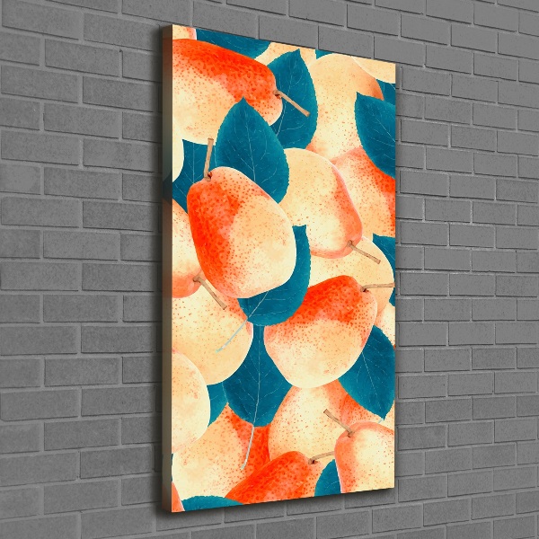 Verticale foto op canvas Peren