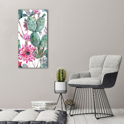 Verticale foto op canvas Cactussen