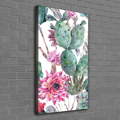 Verticale foto op canvas Cactussen