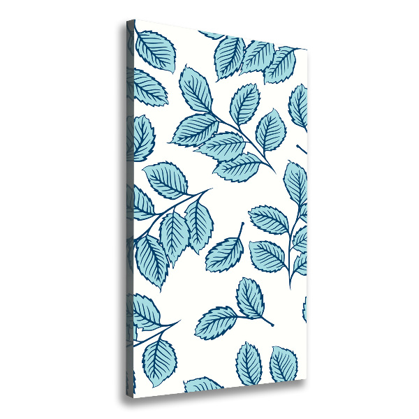 Verticale canvasfoto Bladeren