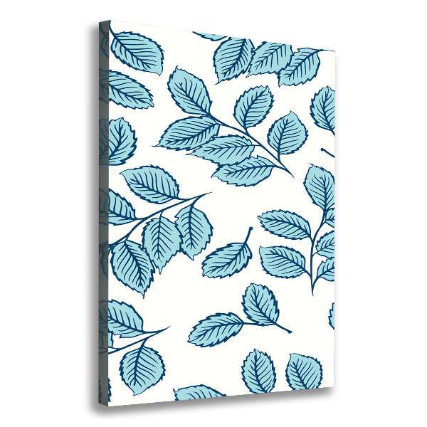 Verticale canvasfoto Bladeren