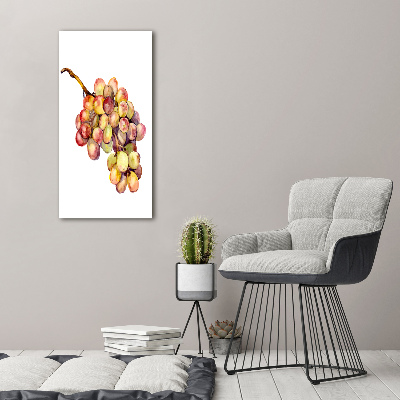 Verticaal schilderij op canvas Druiven