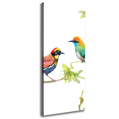 Verticaal canvasschilderij Vogels
