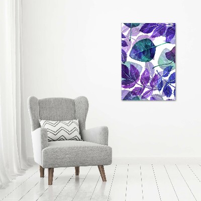 Verticale foto op canvas Bladeren