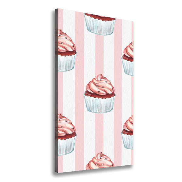 Verticaal schilderij op canvas Cupcakes