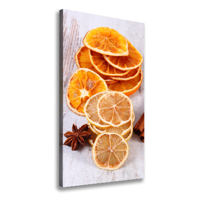 Verticale canvasfoto De geur van Kerstmis