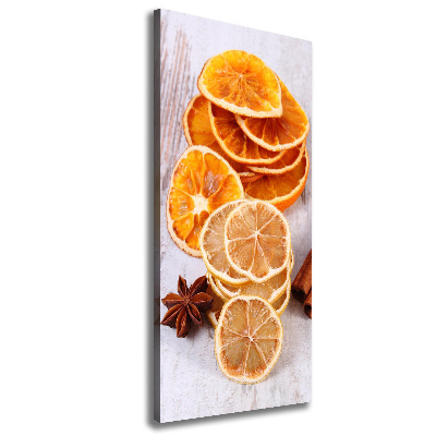 Verticale canvasfoto De geur van Kerstmis