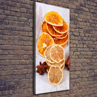 Verticale canvasfoto De geur van Kerstmis