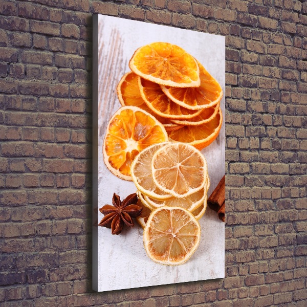 Verticale canvasfoto De geur van Kerstmis