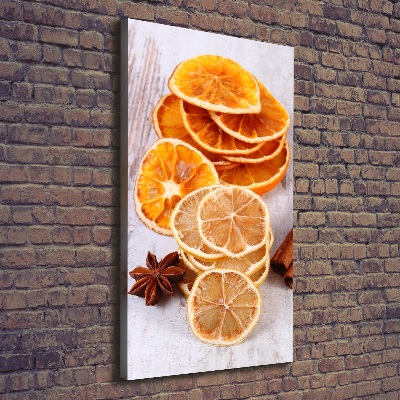 Verticale canvasfoto De geur van Kerstmis