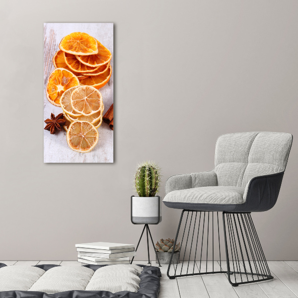 Verticale canvasfoto De geur van Kerstmis