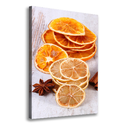 Verticale canvasfoto De geur van Kerstmis