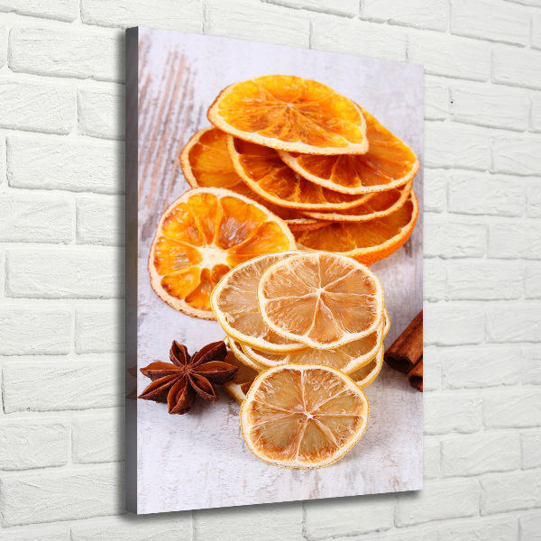 Verticale canvasfoto De geur van Kerstmis