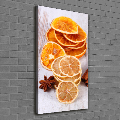 Verticale canvasfoto De geur van Kerstmis