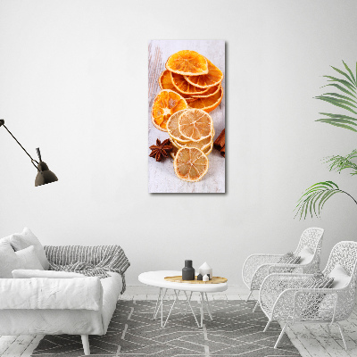 Verticale canvasfoto De geur van Kerstmis