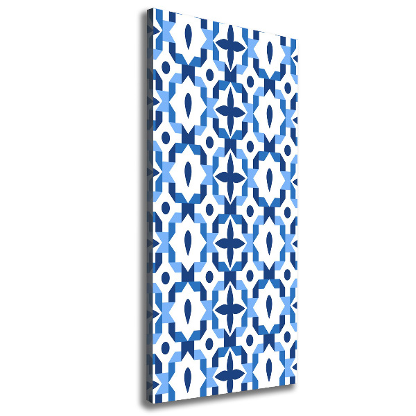 Verticaal schilderij op canvas Geometrische achtergrond