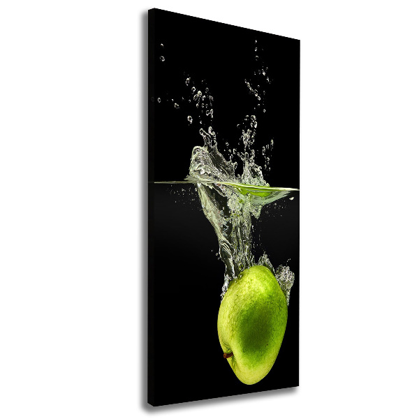 Verticale canvasfoto Groene appels