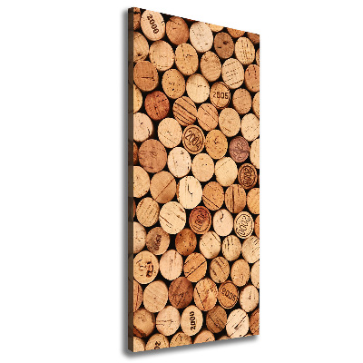Verticale canvasfoto Wijnkurken
