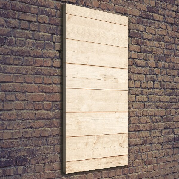 Verticale foto op canvas Houten achtergrond