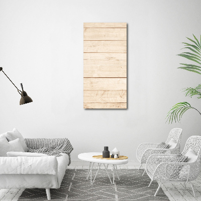 Verticale foto op canvas Houten achtergrond