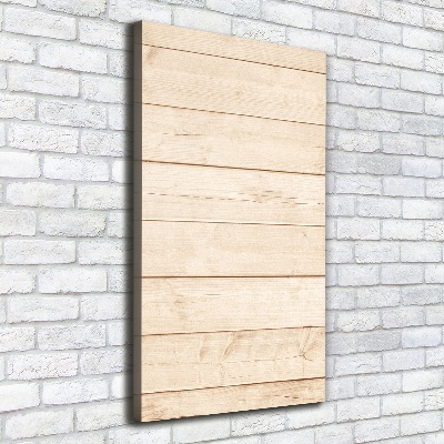Verticale foto op canvas Houten achtergrond