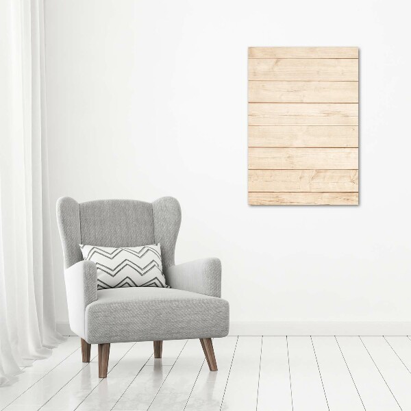 Verticale foto op canvas Houten achtergrond