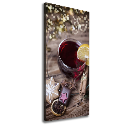 Verticaal canvasschilderij Glühwein