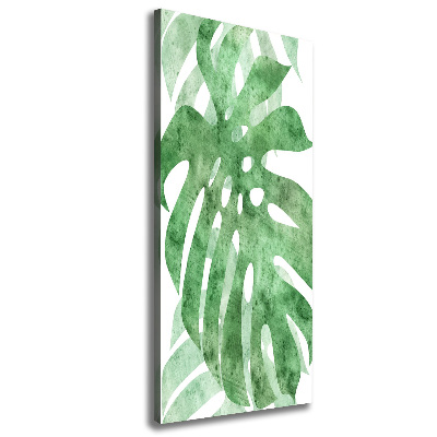 Verticale canvasfoto Monstera