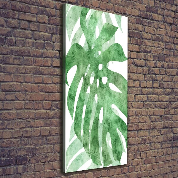 Verticale canvasfoto Monstera