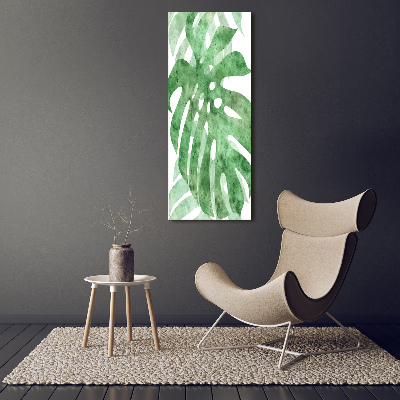 Verticale canvasfoto Monstera