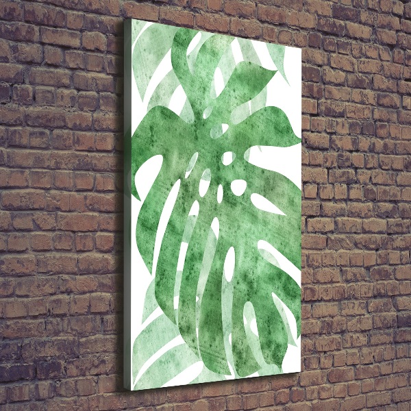 Verticale canvasfoto Monstera