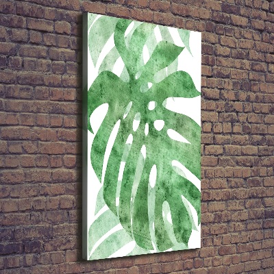 Verticale canvasfoto Monstera