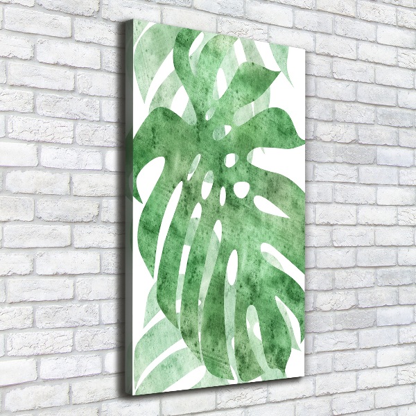 Verticale canvasfoto Monstera